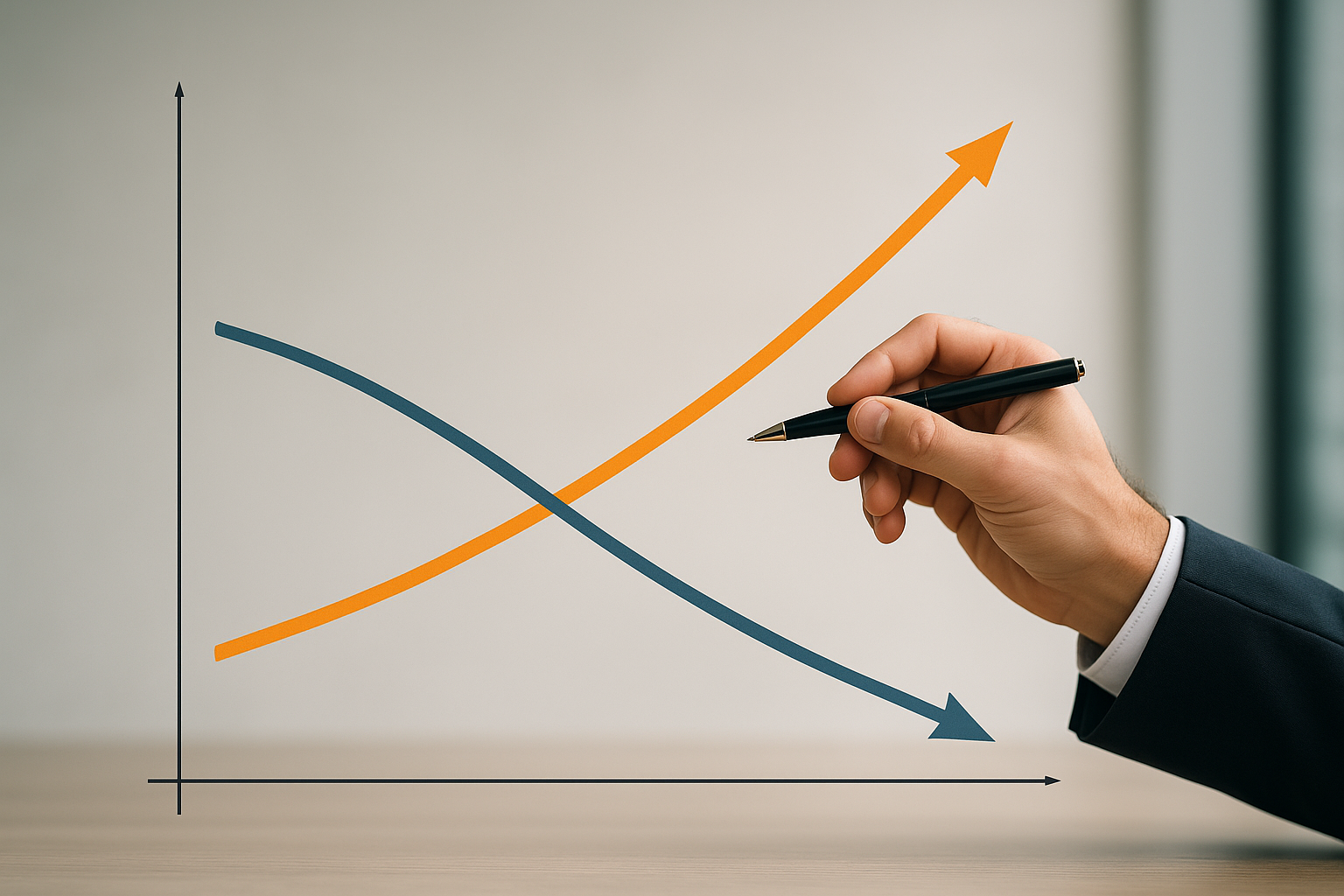 Confronto tra rendimento nominale e rendimento reale con effetto dell’inflazione sul potere d’acquisto